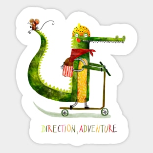 Direction->Adventure Sticker